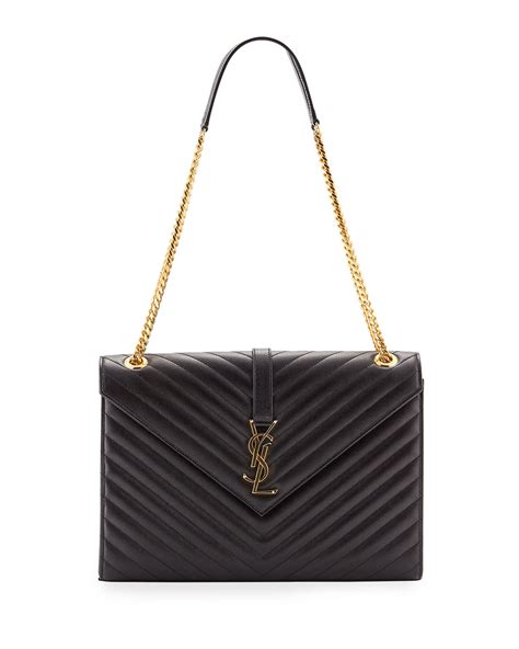 ysl monogram ring gold|ysl monogram shoulder bag.